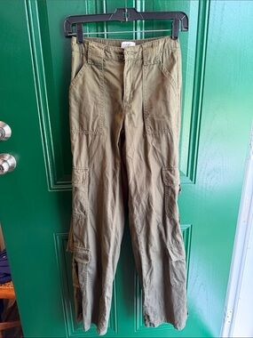 love, Fire Olive Utility Straight-Leg Cargo Pants